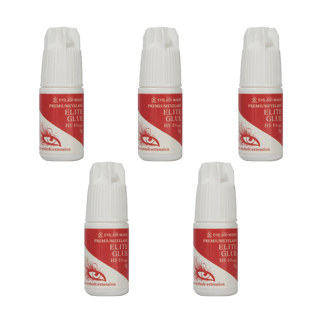 Cola elite 5 pcs hs10 PREMIUM ELITE HS-10 5ml 2s Drying Time 7~8weeks  Eyelash Glue