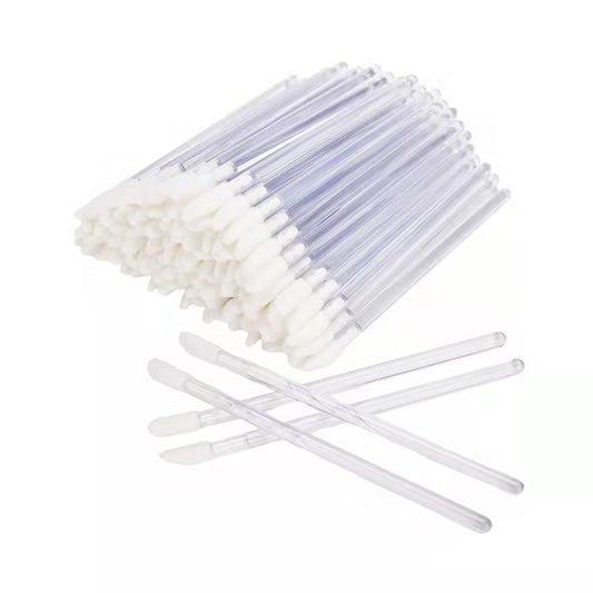 50 pieces of white cleaning Disposable lip brush