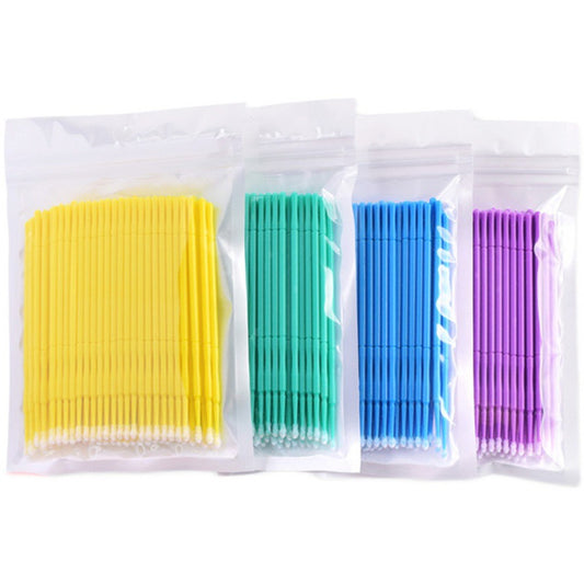 Pointed cotton swab brush