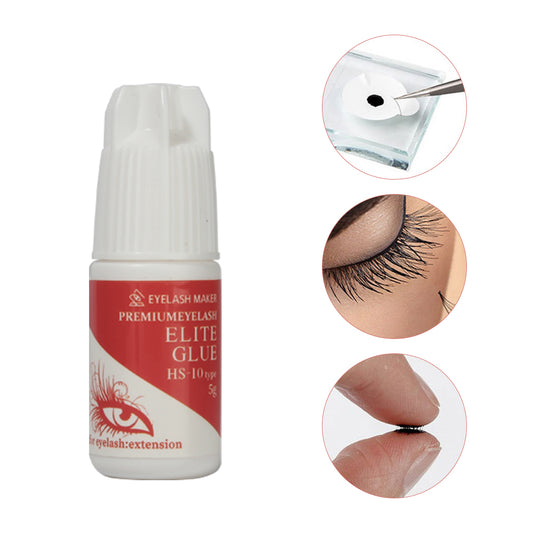 Cola elite 5 pcs hs10 PREMIUM ELITE HS-10 5ml 2s Drying Time 7~8weeks  Eyelash Glue