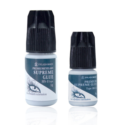 Premium SUPREME HS-11 Black eyelash Glue Adhesive For Eyelash Extension