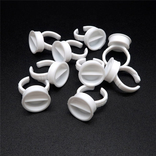 100 pieces disposable Glue ring